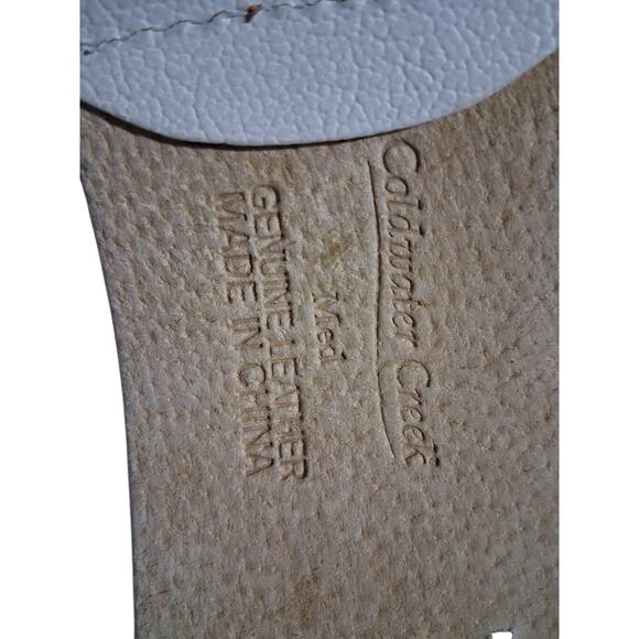 Coldwater Creek 2¼" Wide Women's Medium Bohemian Cottagecore Classy Prep Belt - Picture 8 of 16